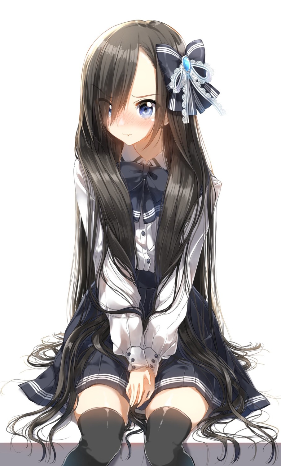 pentagon_(railgun_ky1206) seifuku thighhighs