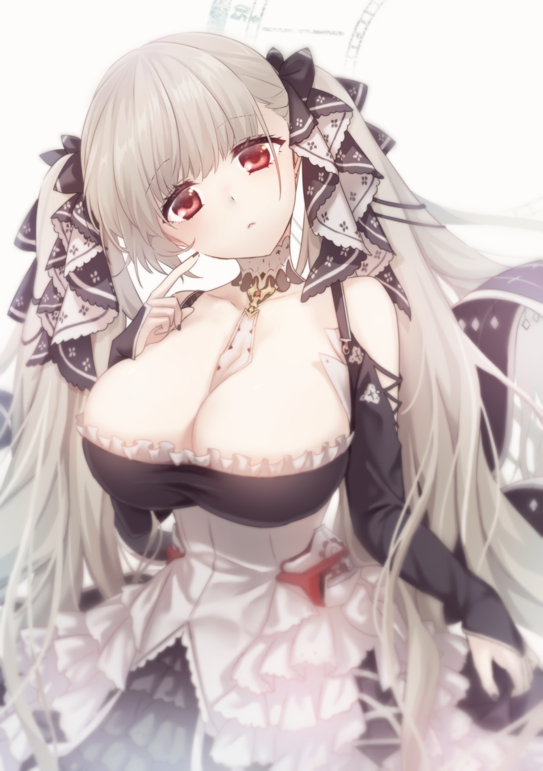 azur_lane formidable_(azur_lane) gothic_lolita lolita_fashion no_bra oumi_sanaka