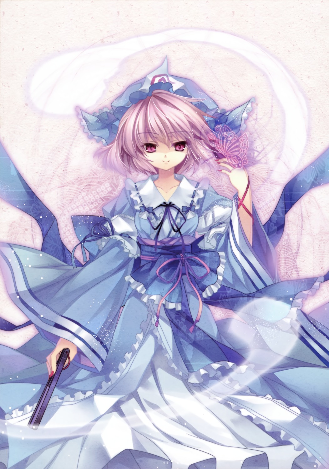 capura_lin eternal_phantasia saigyouji_yuyuko touhou