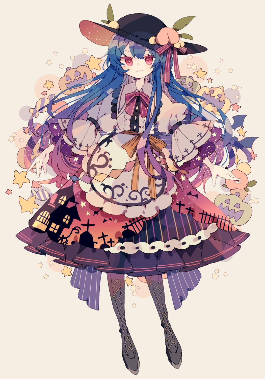 dress halloween hinanawi_tenshi nikorashika touhou