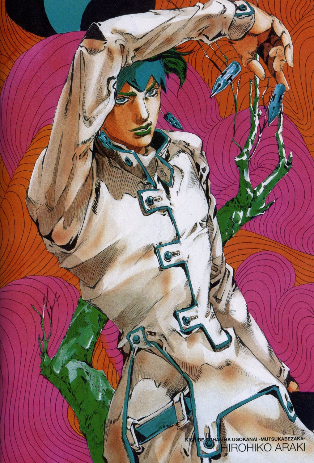 araki_hirohiko jojo's_bizarre_adventure kishibe_rohan male screening