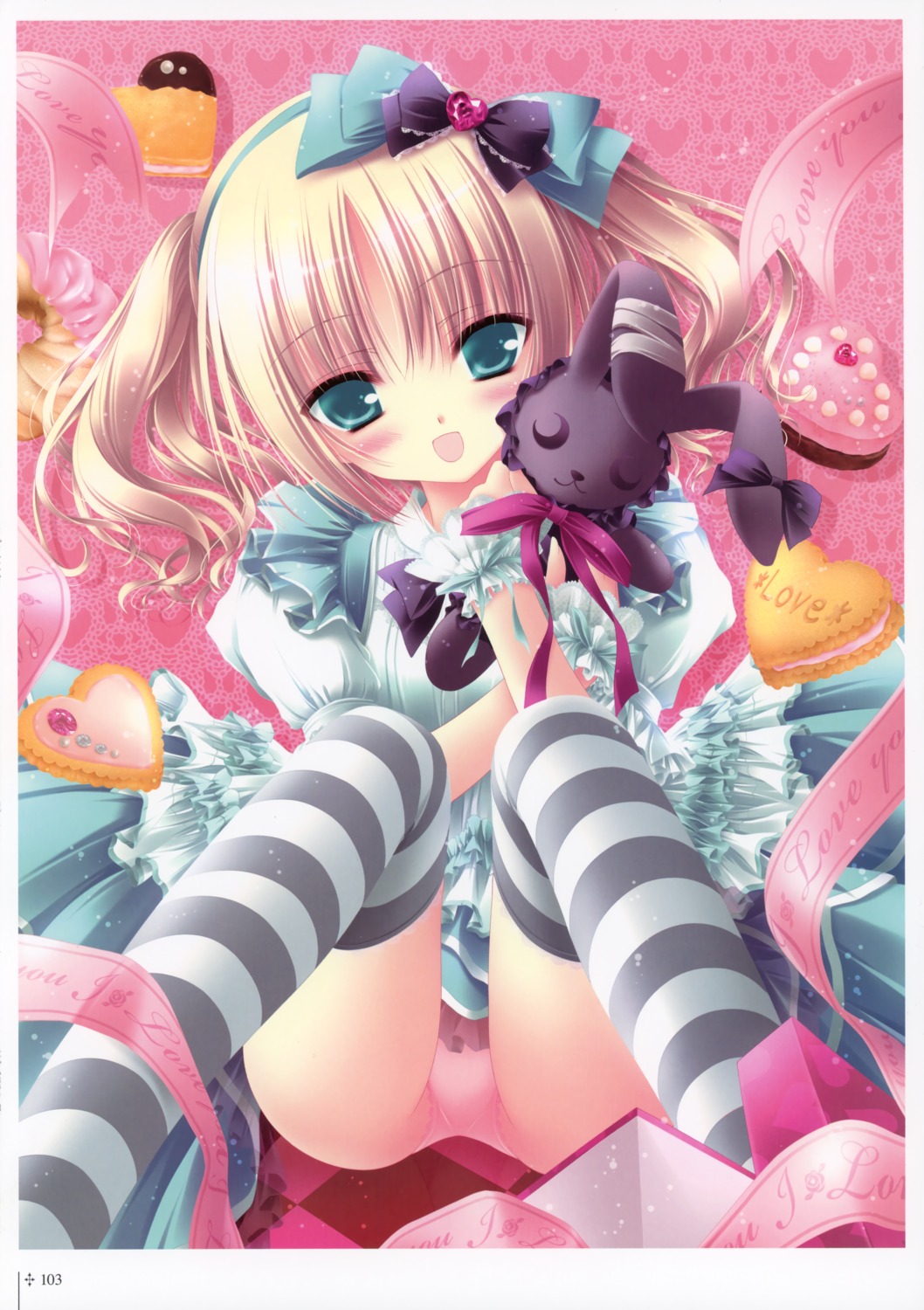 lolita_fashion pantsu thighhighs tinkle