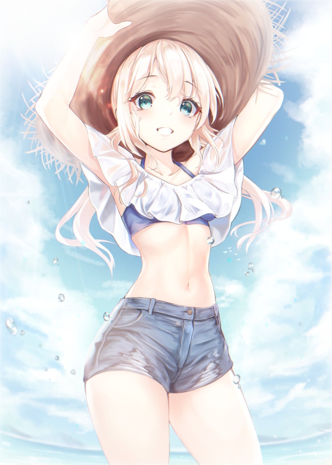 bikini_top g_home maplestory see_through swimsuits torn_clothes