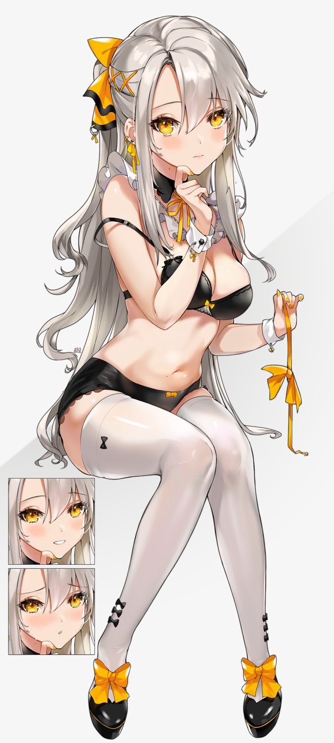 alraco bra expression pantsu thighhighs