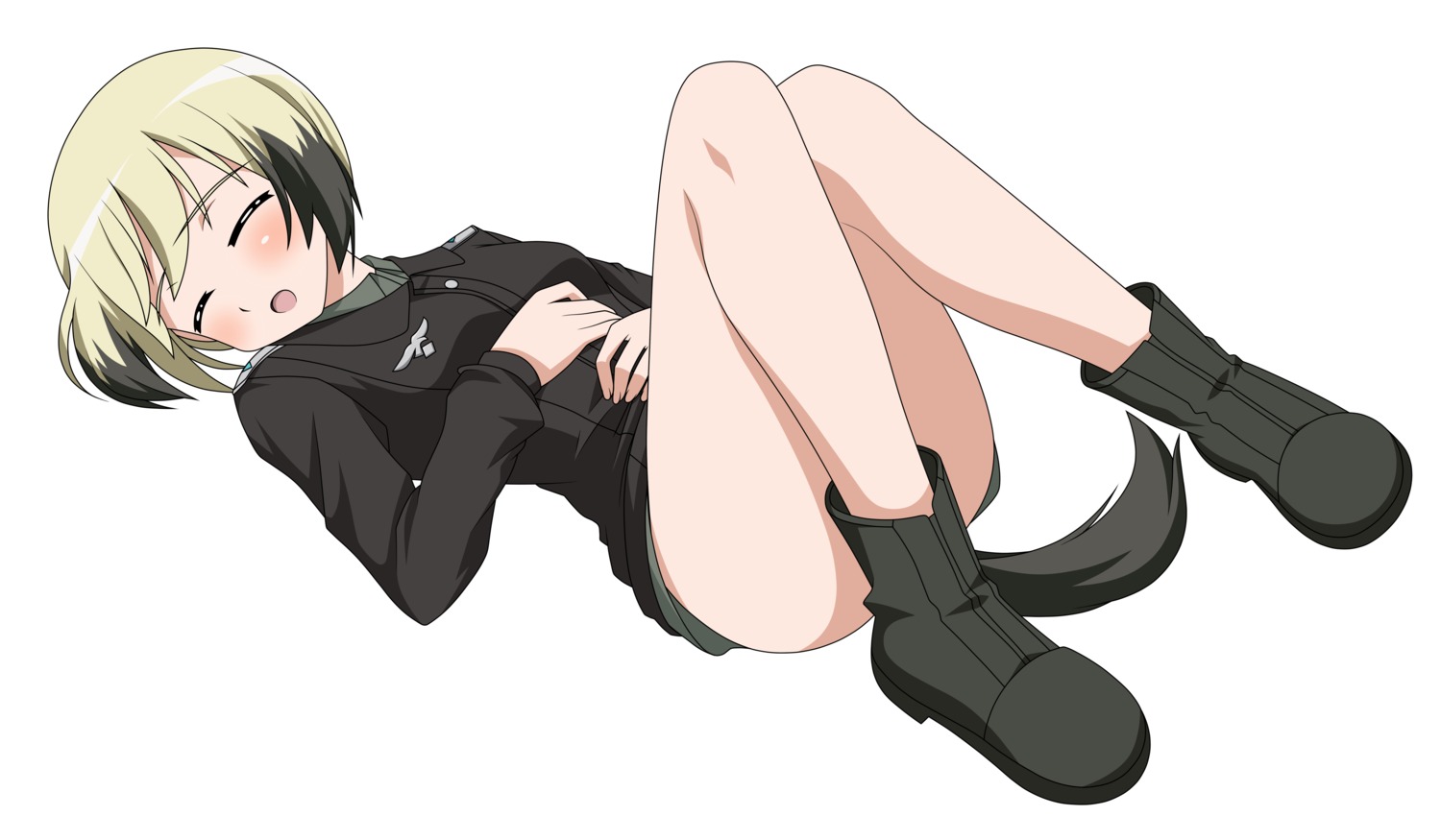 animal_ears erica_hartmann strike_witches tail vector_trace