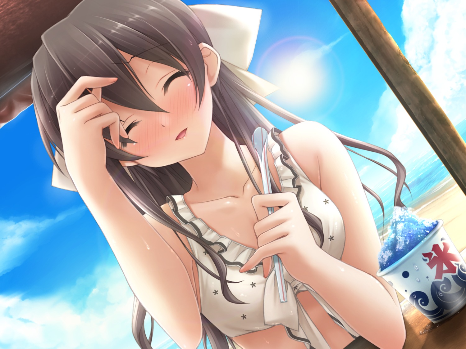 cube game_cg itou_hinako kantoku natsu_no_ame