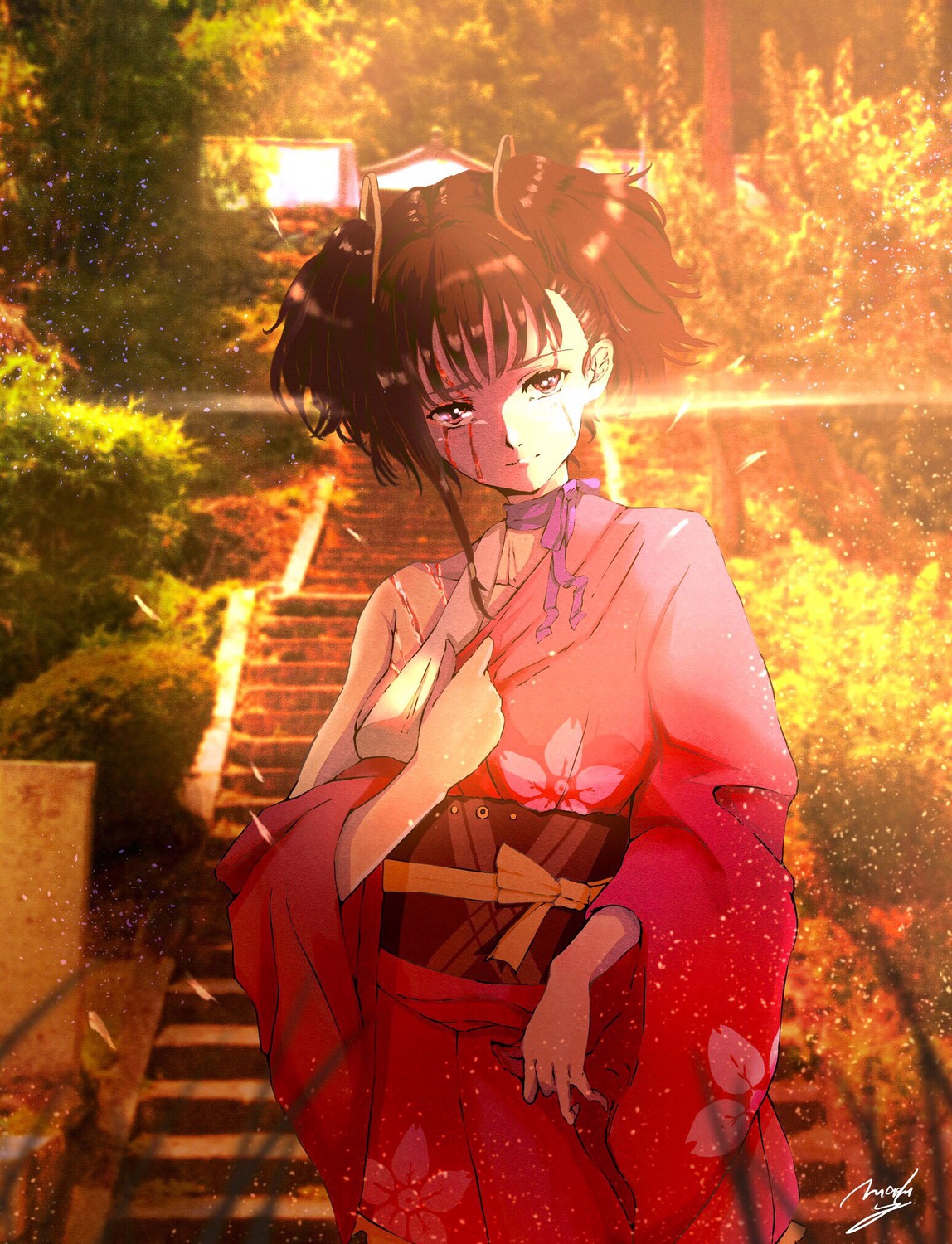 blood kimono koutetsujou_no_kabaneri mumei tagme