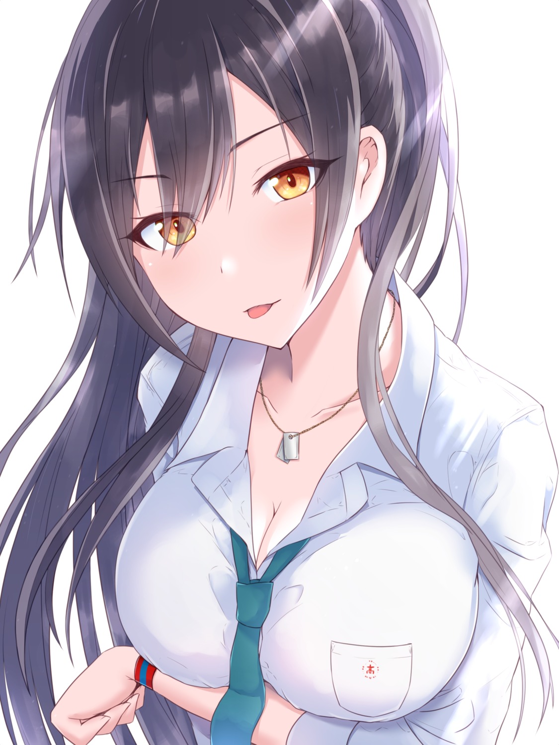 cleavage seifuku shirase_sakuya the_idolm@ster the_idolm@ster_shiny_colors twinameless