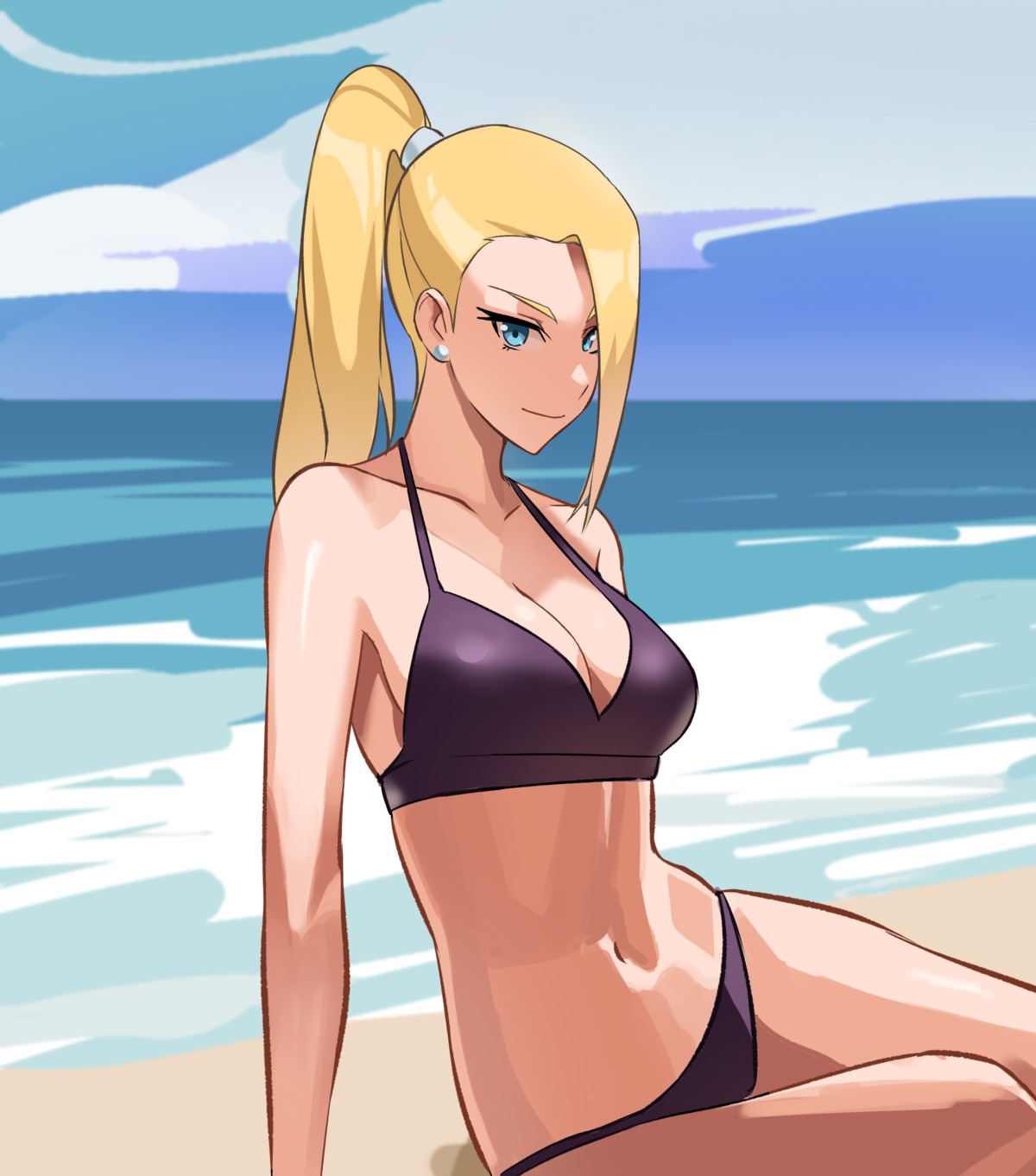 bikini cleavage kisou naruto swimsuits yamanaka_ino