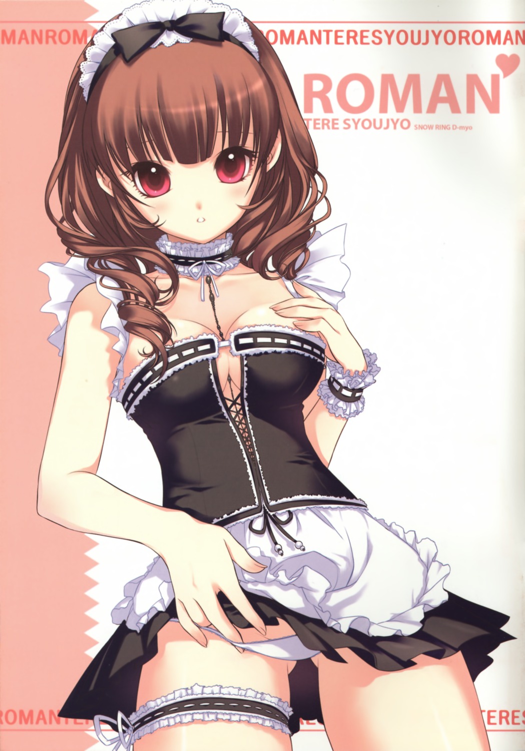 cleavage dmyo garter lolita_fashion maid pantsu