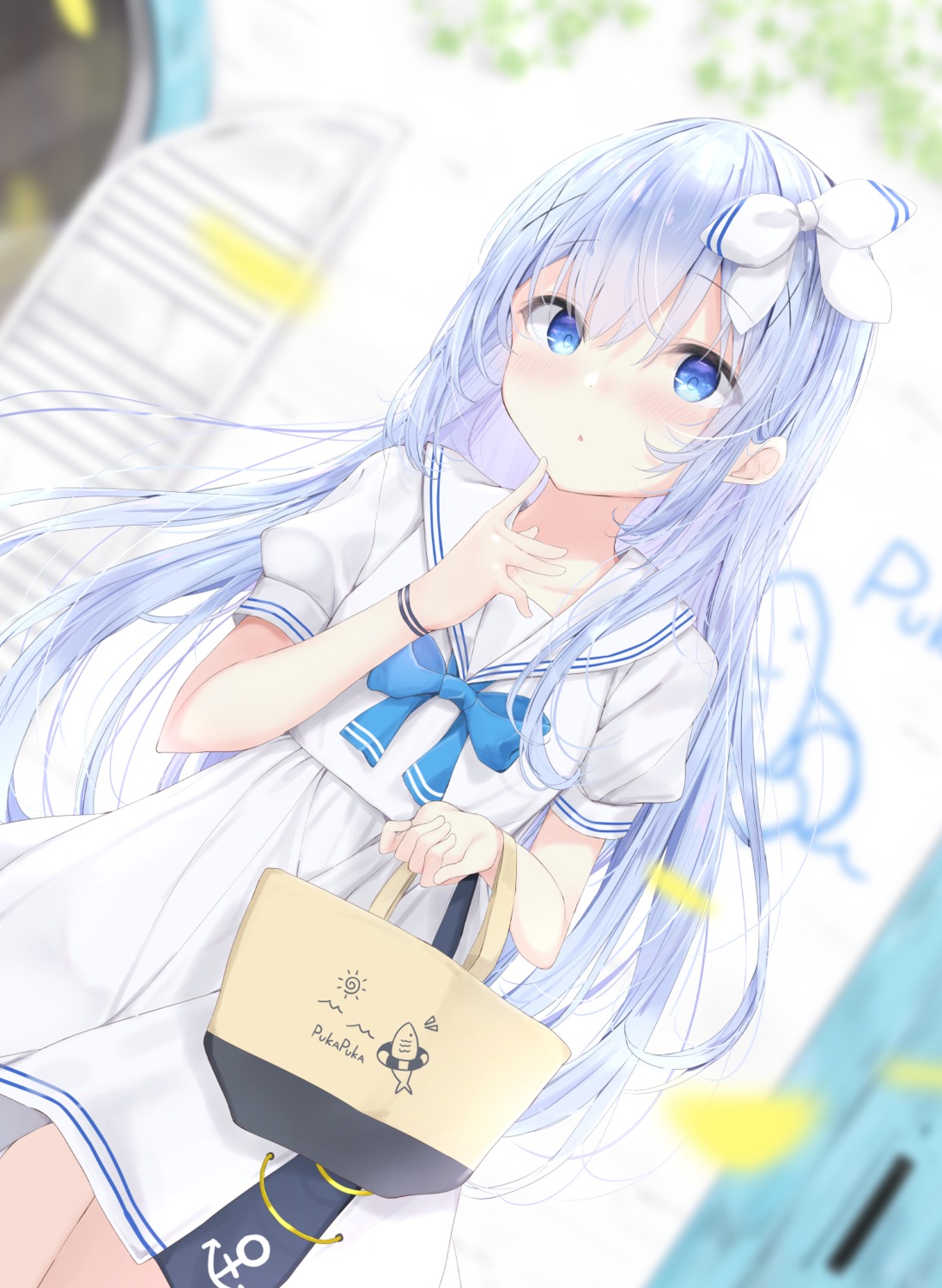 fairy_eye gochuumon_wa_usagi_desu_ka? kafuu_chino seifuku