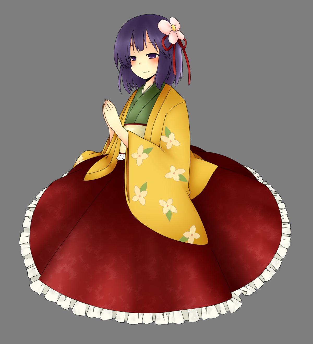 hieda_no_akyuu japanese_clothes touhou transparent_png vector_trace yutsu