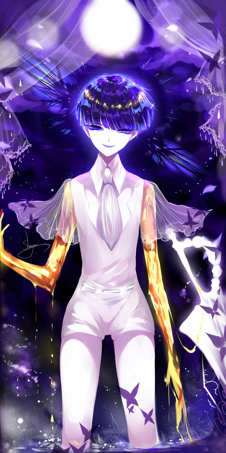 heterochromia houseki_no_kuni phosphophyllite sheya sword wet