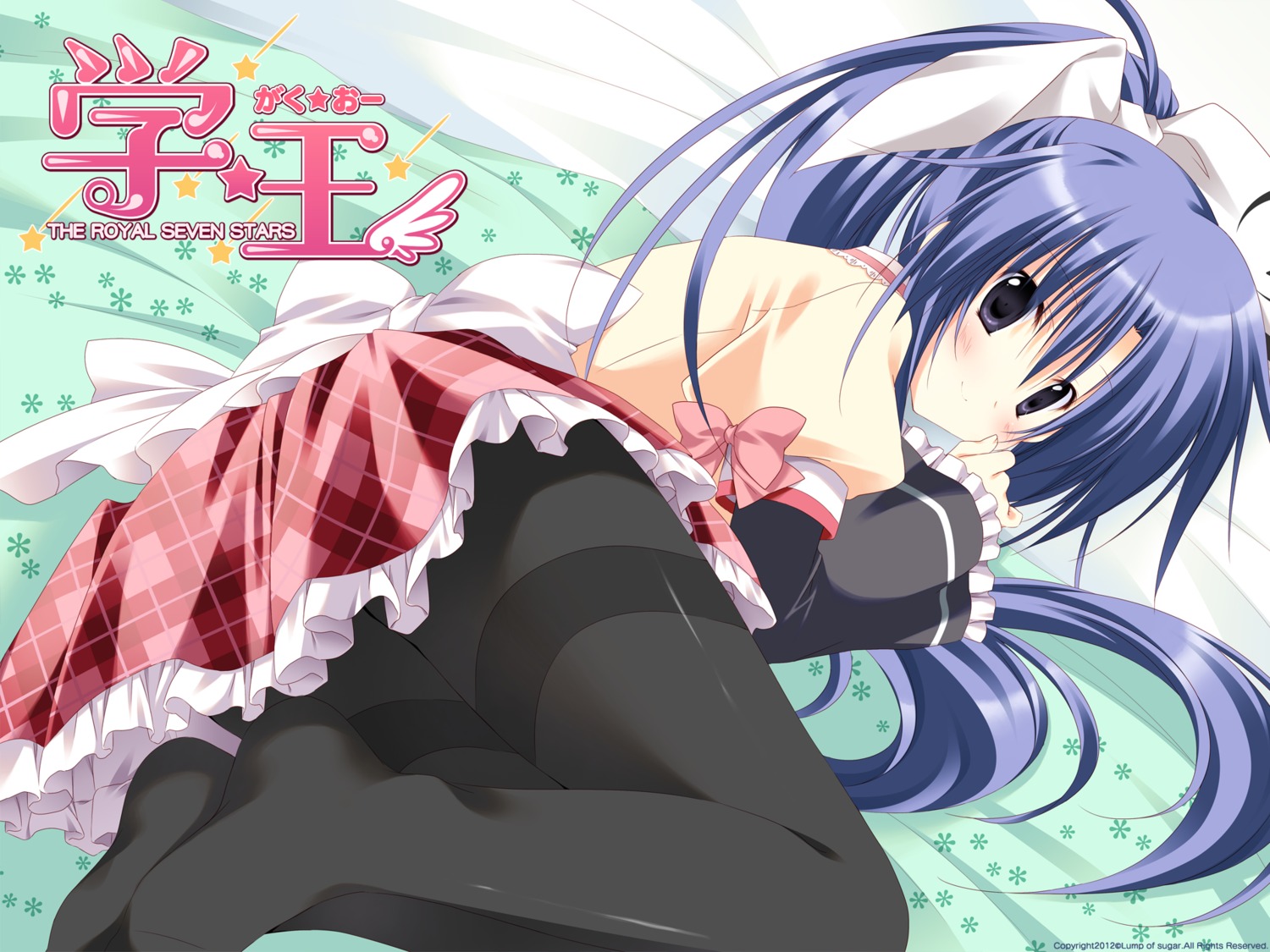 gakuou korie_riko lump_of_sugar pantyhose tenguuji_aquarius_uzuki wallpaper