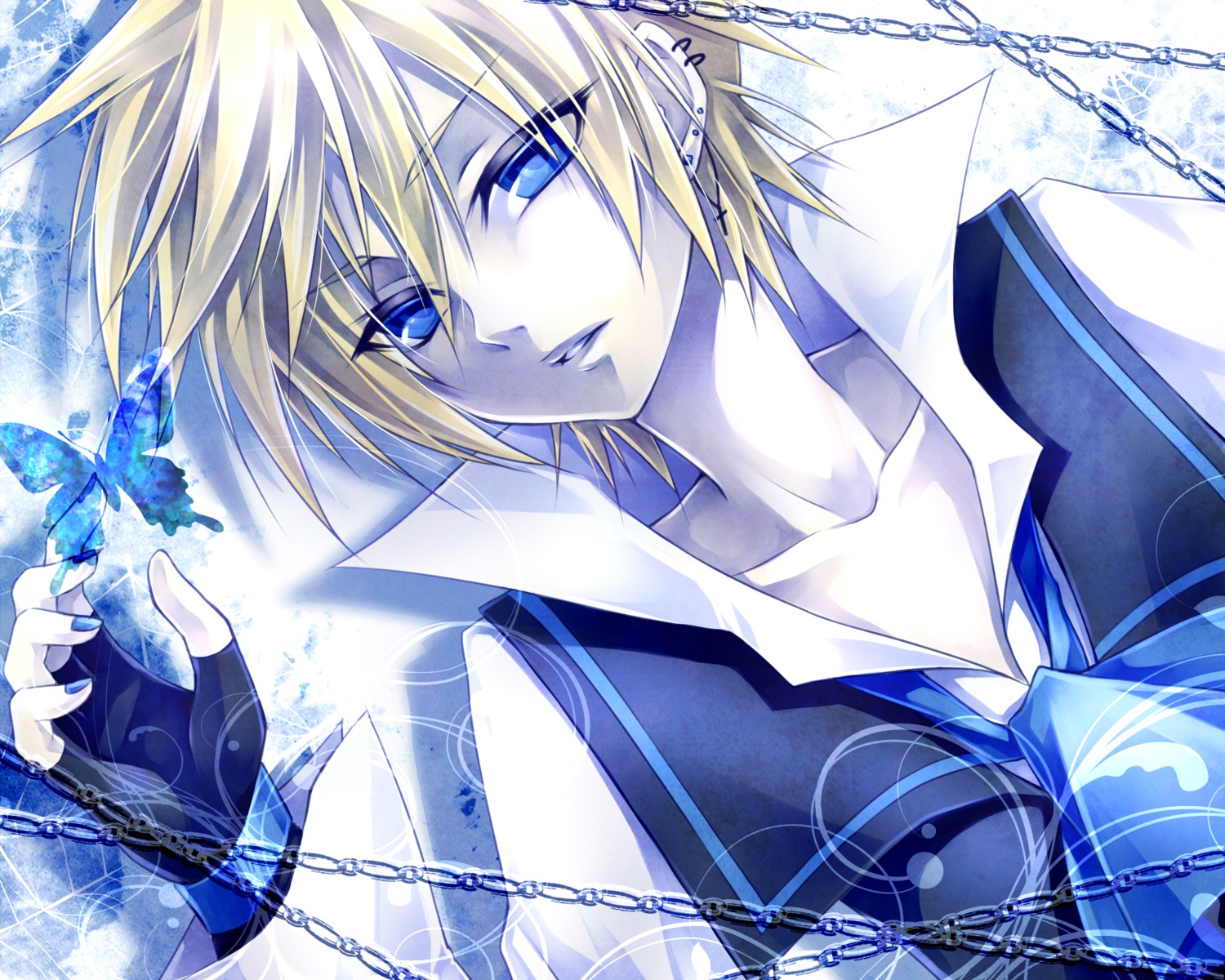 kagamine_len male ueno_tsuki vocaloid