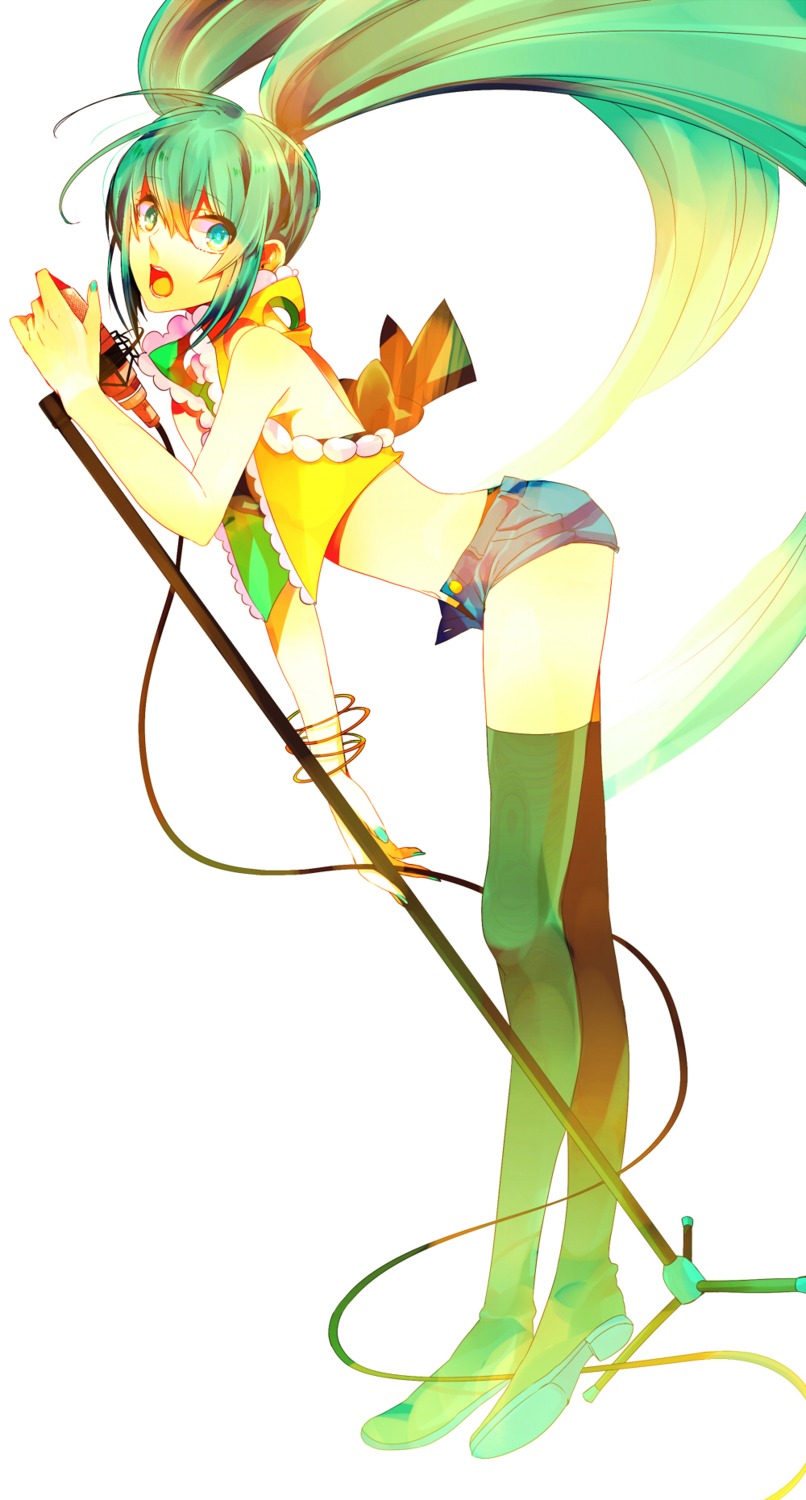 hatsune_miku kyama thighhighs vocaloid