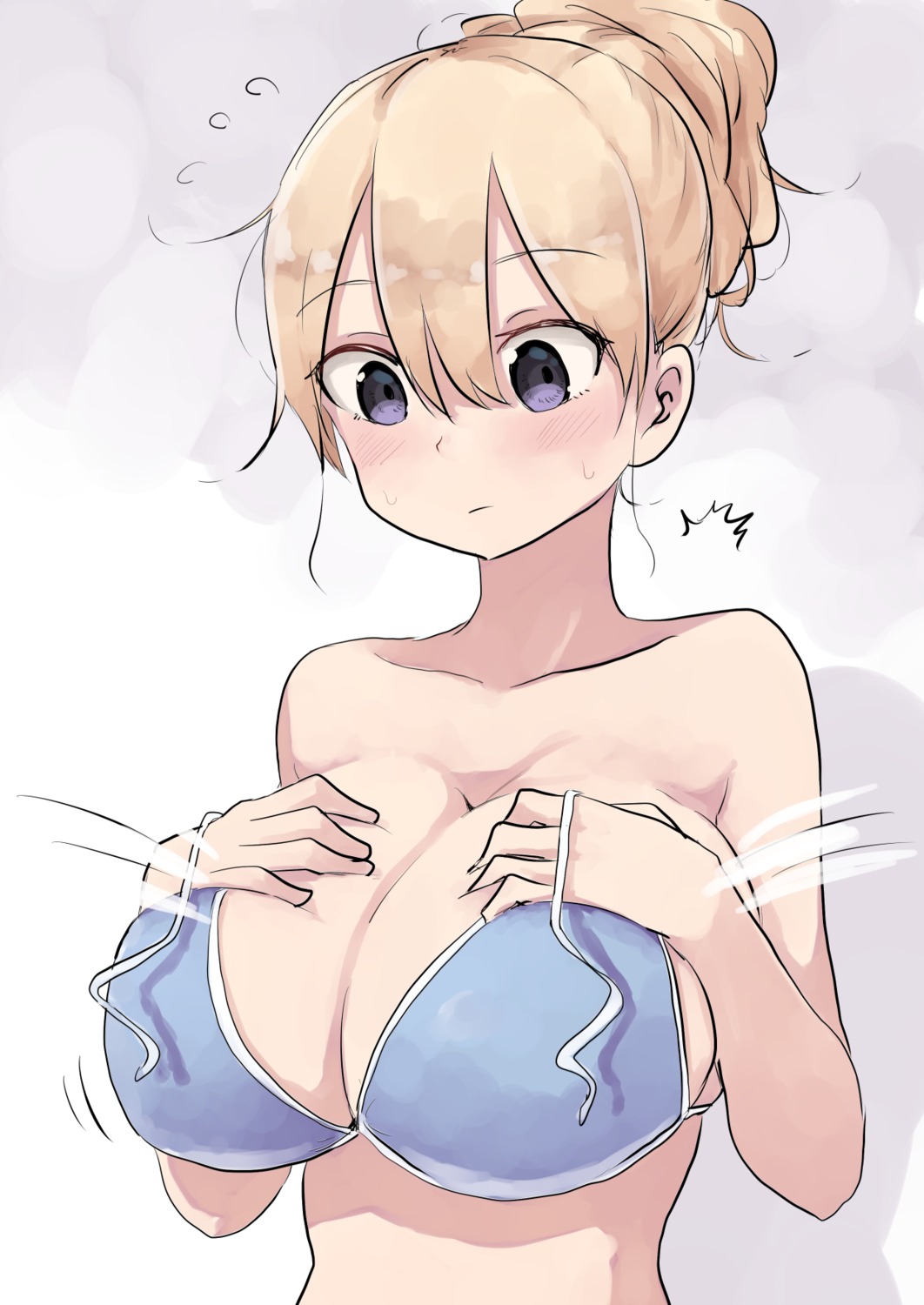 bra breast_hold cleavage rutchifu_(31_pacers)