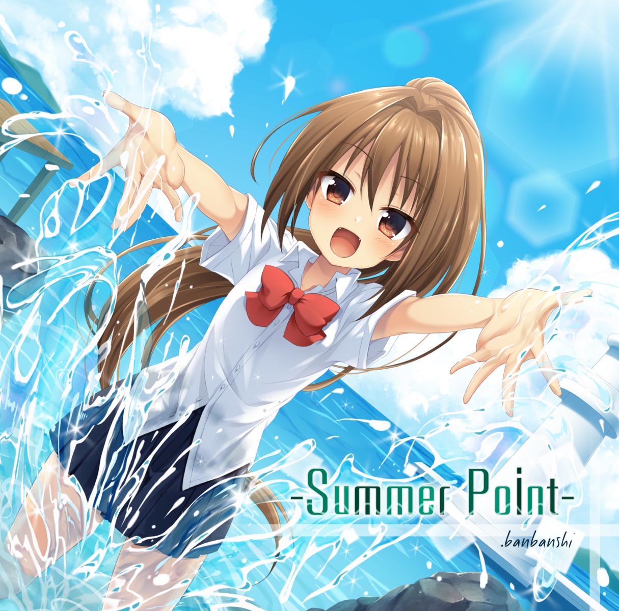 .banbanshi seifuku summer_point tagme wet wet_clothes