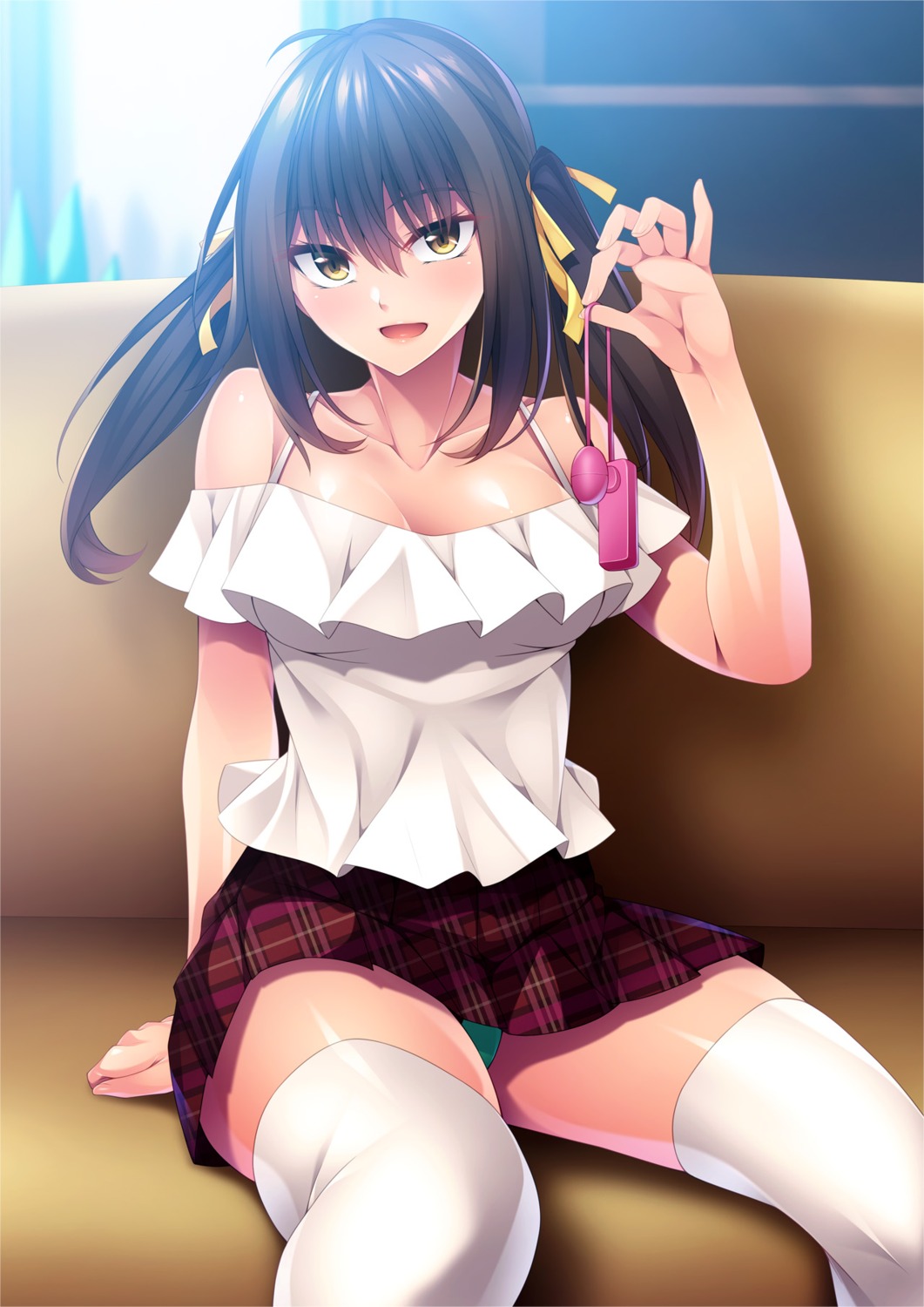 appetite pantsu skirt_lift suterii thighhighs vibrator