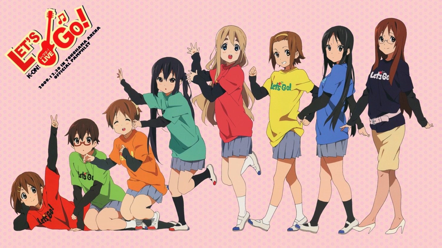 akiyama_mio hirasawa_ui hirasawa_yui horiguchi_yukiko k-on! kotobuki_tsumugi manabe_nodoka megane nakano_azusa pantyhose tainaka_ritsu wallpaper yamanaka_sawako