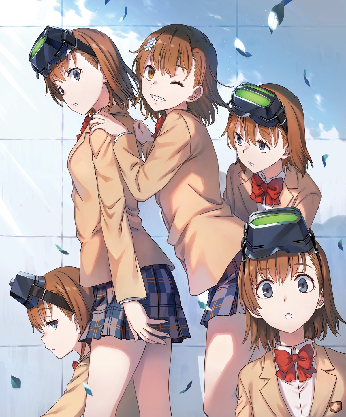 fuyukawa_motoi misaka_imouto misaka_mikoto seifuku to_aru_kagaku_no_railgun to_aru_majutsu_no_index