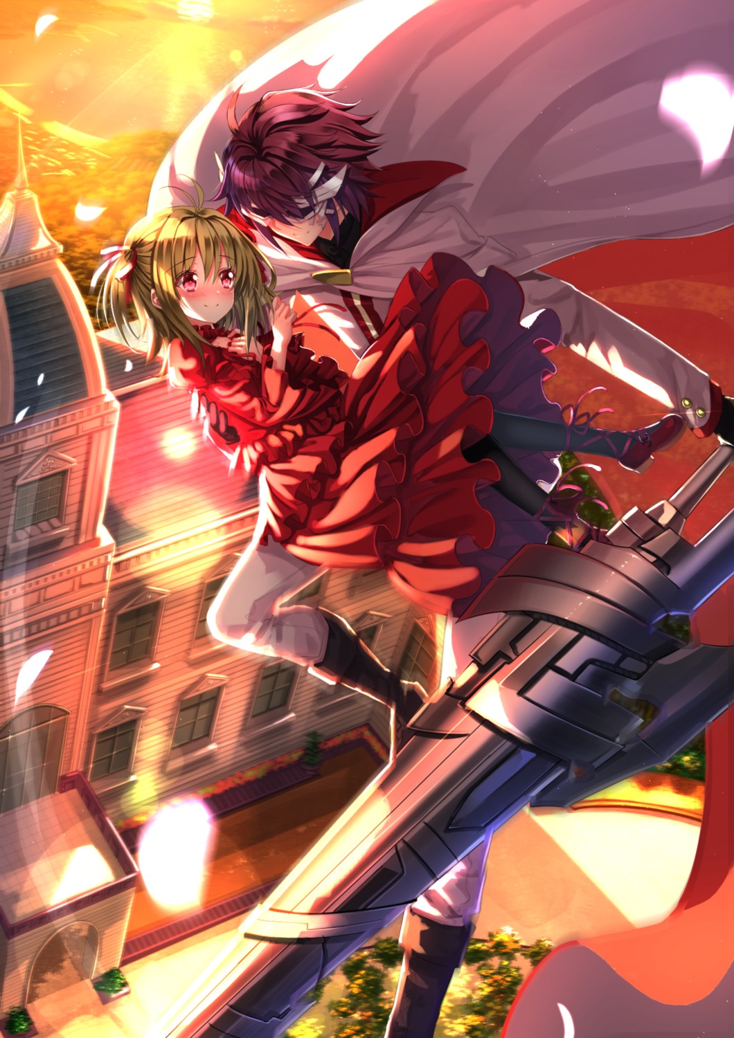 dress hanabusa_youtarou kidouin_makio lance_n'_masques pantyhose swordsouls weapon