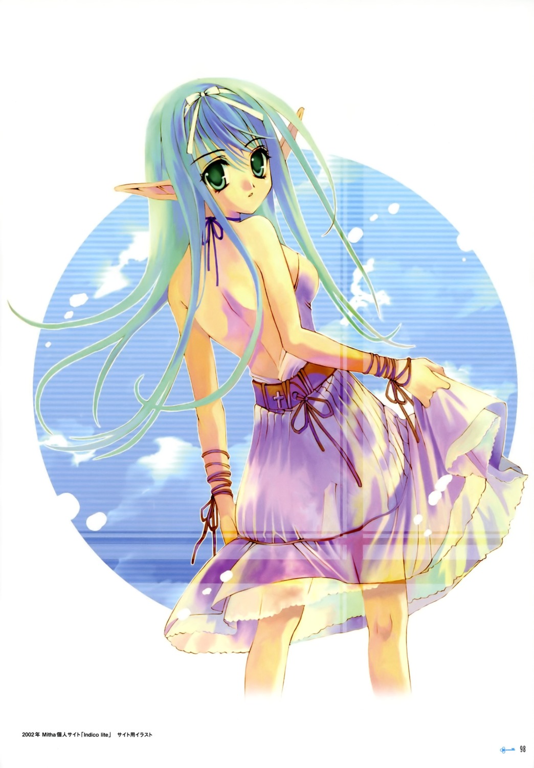 dress elf mitha pointy_ears