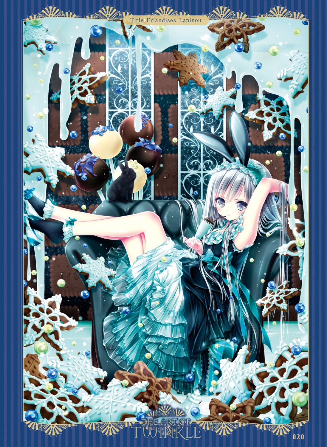 animal_ears bunny_ears dress heels lolita_fashion see_through tinkerbell tinkle