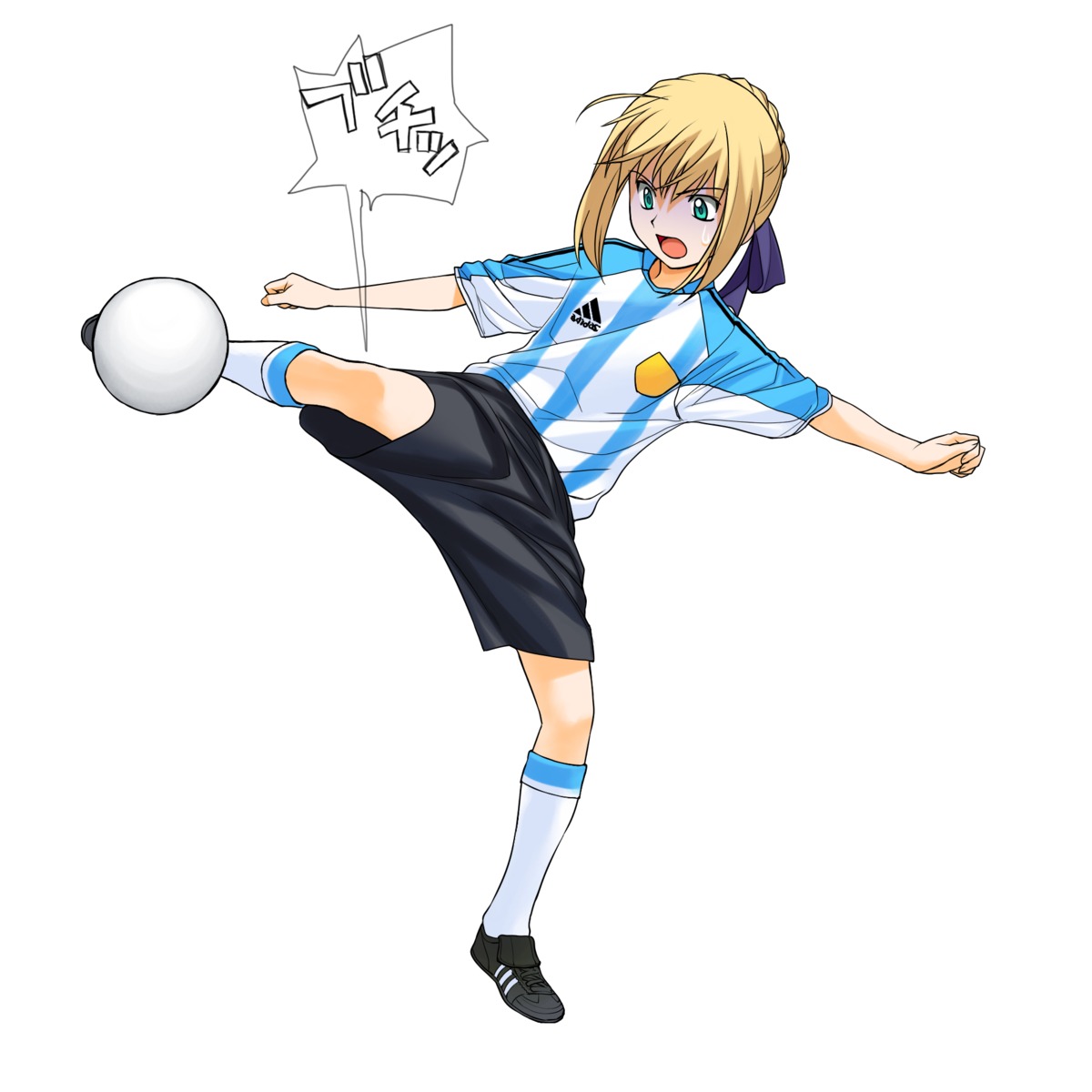 a1 fate/stay_night initial-g saber soccer