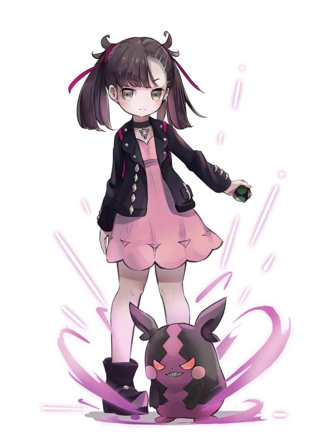 dress fujii_shino mary_(pokemon) morpeko pokemon pokemon_swsh