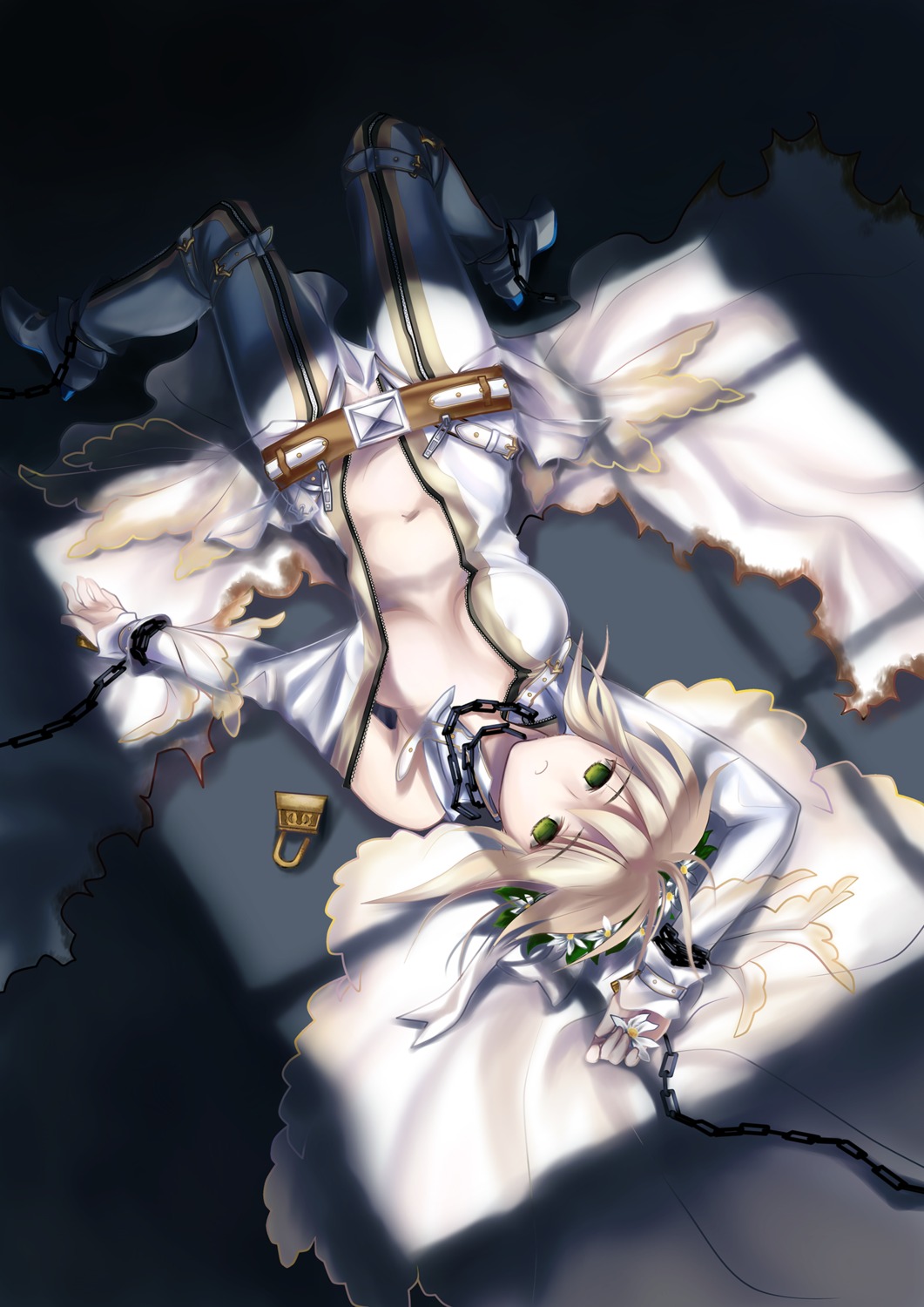 cleavage fate/extra fate/extra_ccc fate/stay_night fromzephyr saber_bride saber_extra