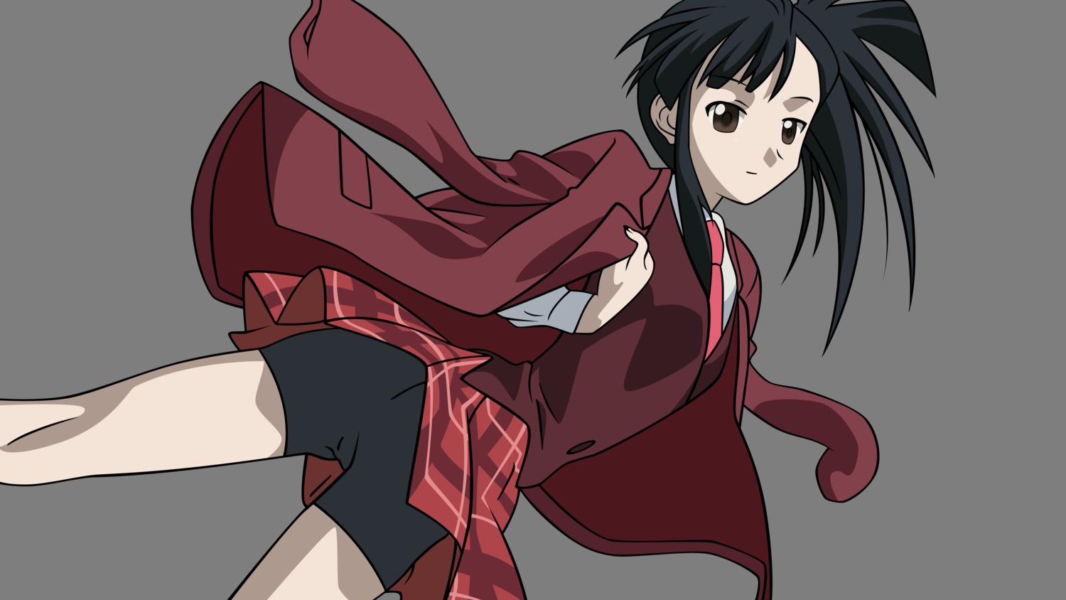 mahou_sensei_negima sakurazaki_setsuna seifuku transparent_png vector_trace