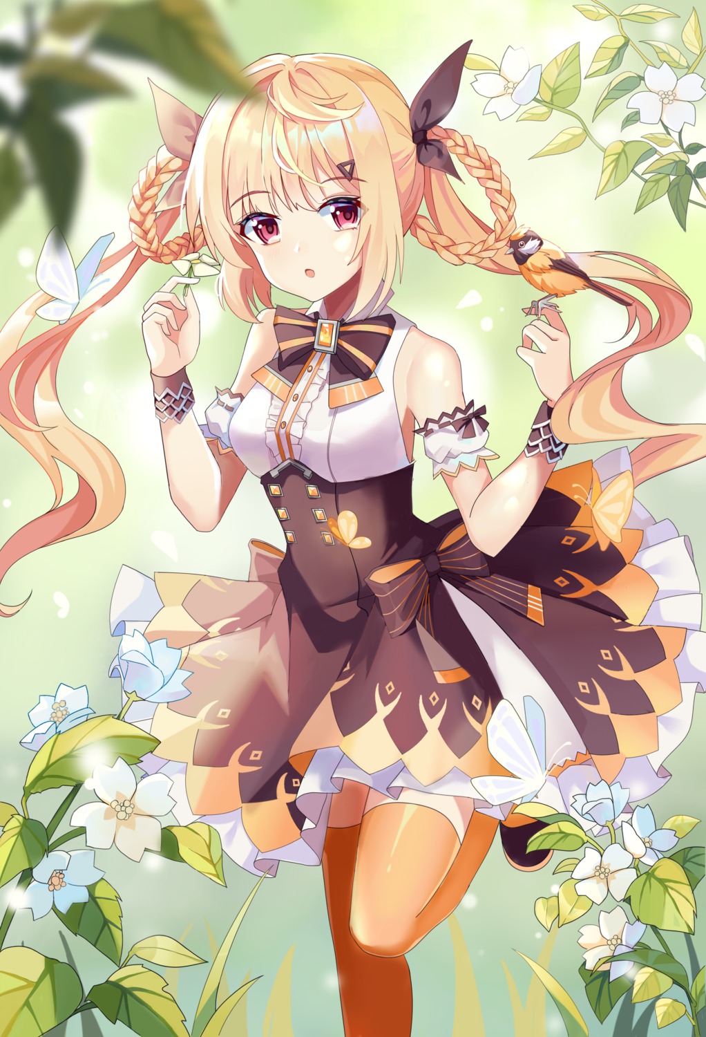 dress mofa_shaonu_luo skirt_lift thighhighs