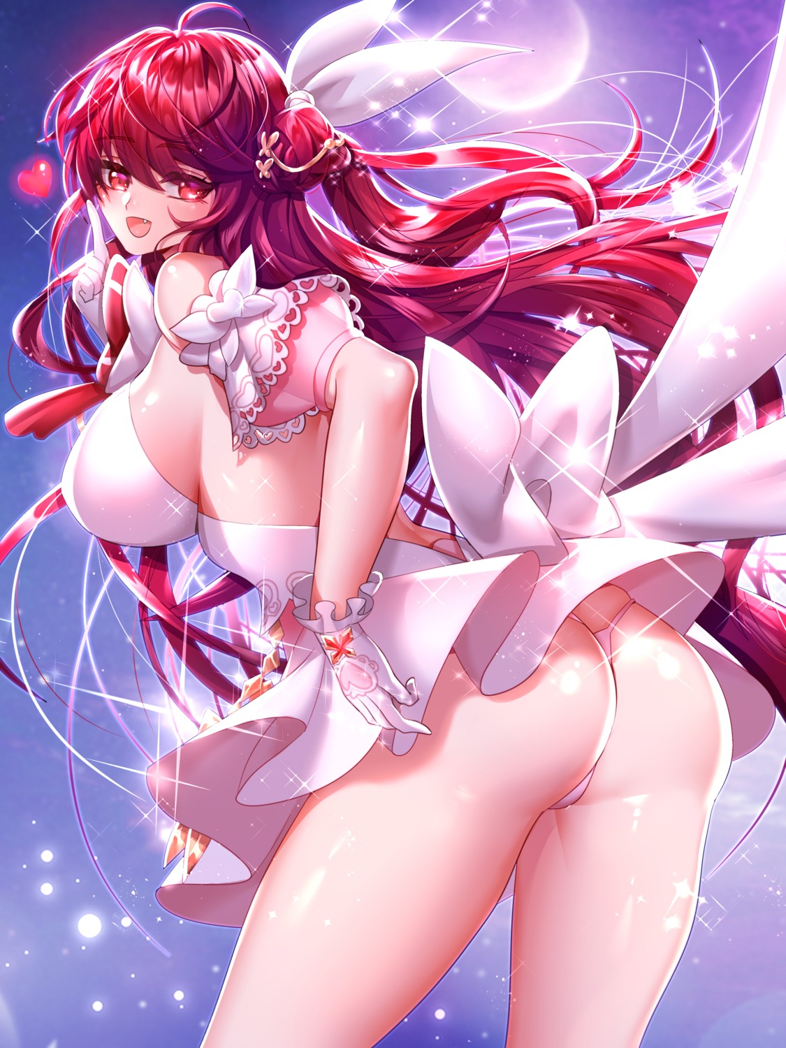 ass been dress elesis elsword pantsu skirt_lift thong