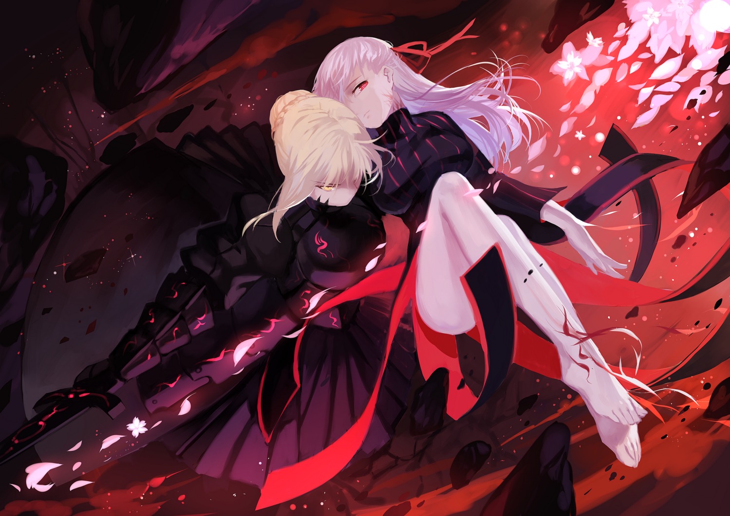 armor dress fate/stay_night feet joseph_lee matou_sakura saber saber_alter sword