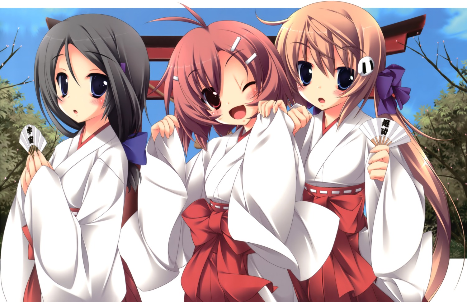 hattori_aya koiiro_soramoyou lucie miki_machiko miko shinohara_sera