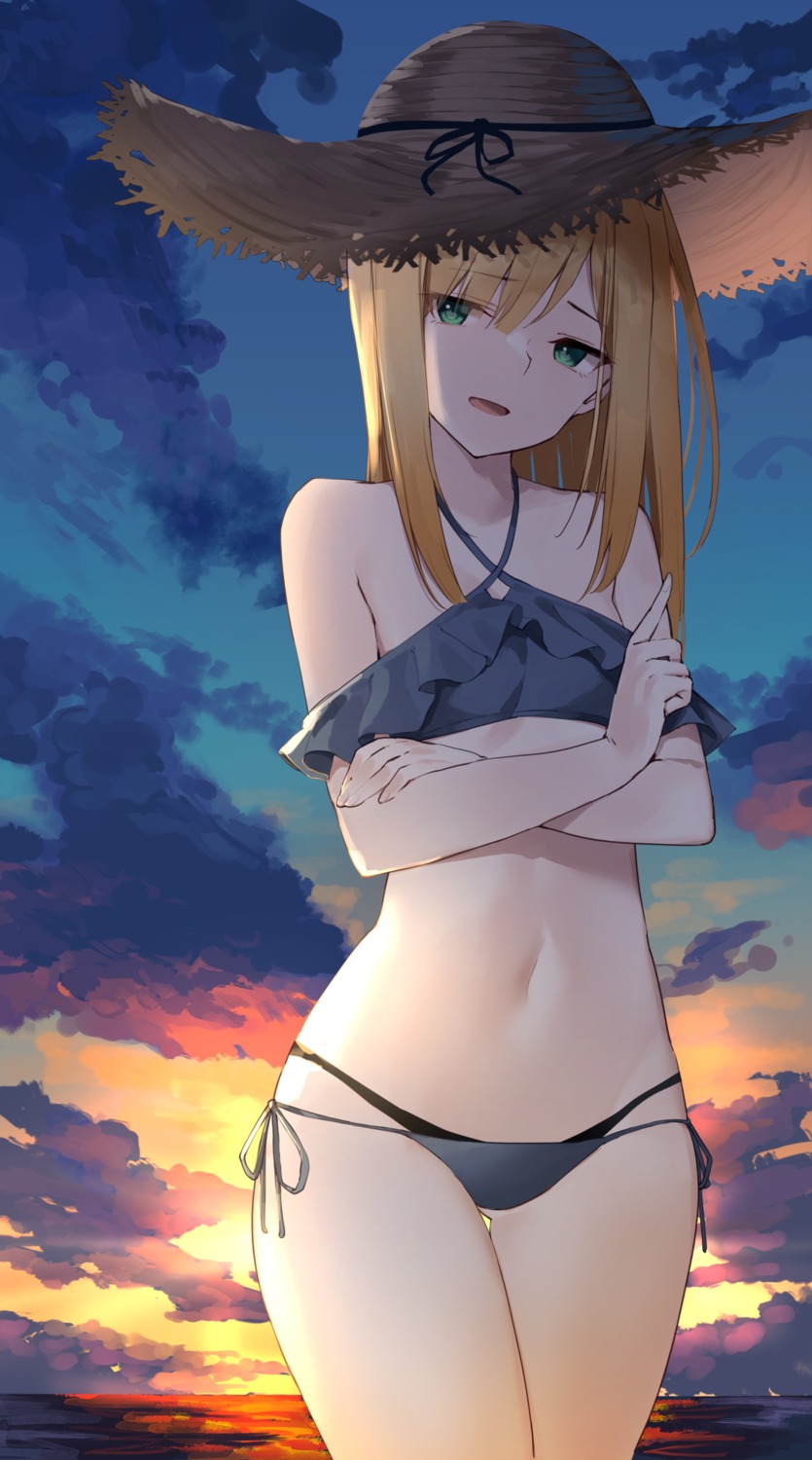 amagasa_yun bikini lord_el-melloi_ii-sei_no_jikenbo reines_el-melloi_archisorte swimsuits