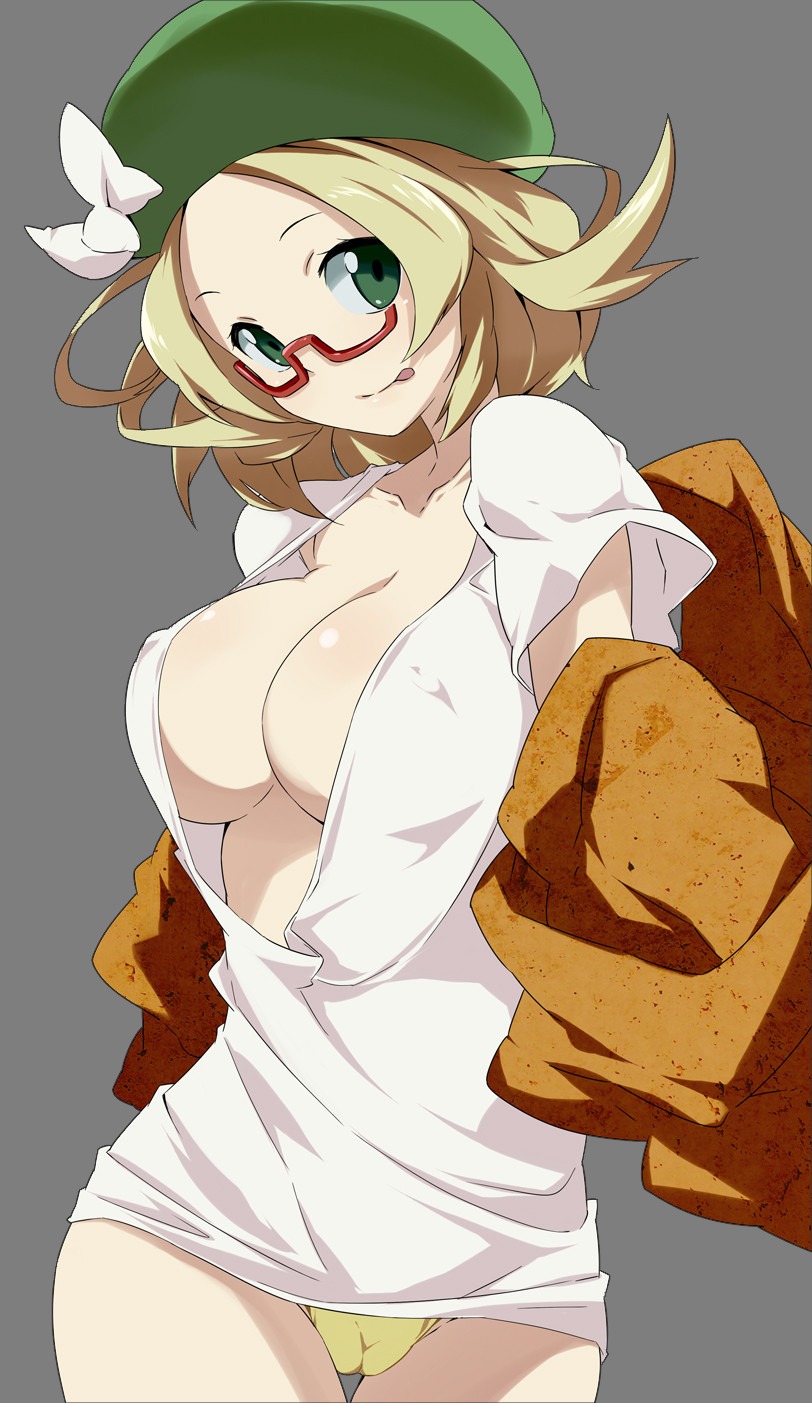 bel_(pokemon) cameltoe cleavage erect_nipples megane no_bra open_shirt photoshop pokemon pokemon_b2w2 toru_k transparent_png