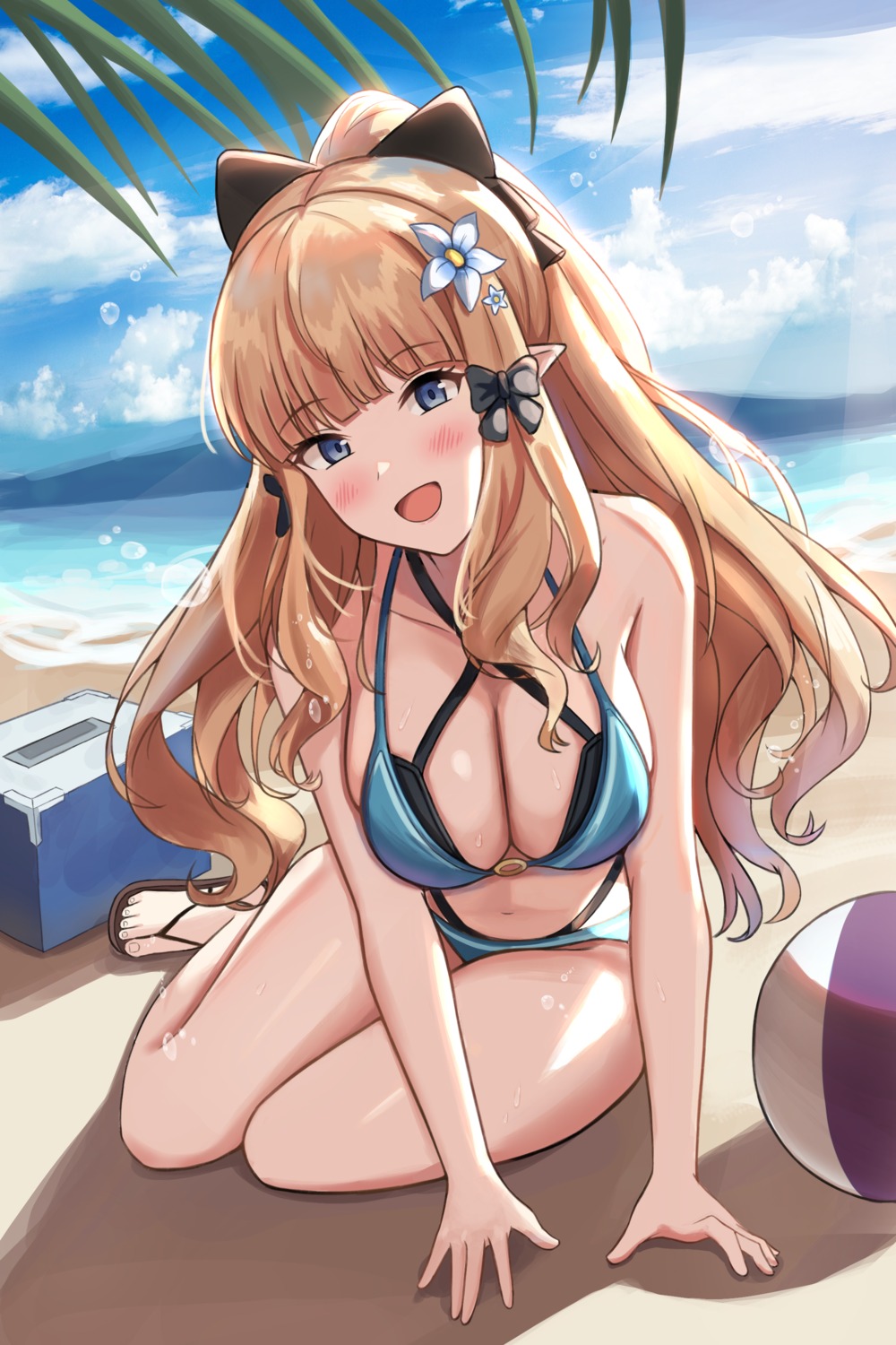 bikini princess_connect! princess_connect!_re:dive rahy sasaki_saren swimsuits