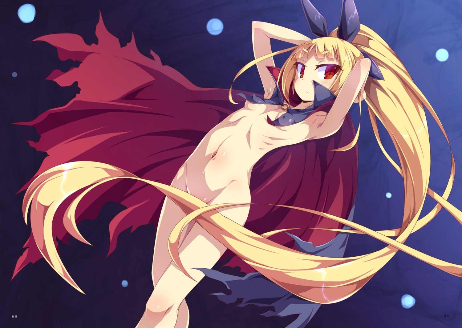 blazblue erect_nipples loli naked_cape rachel_alucard toraishi_666