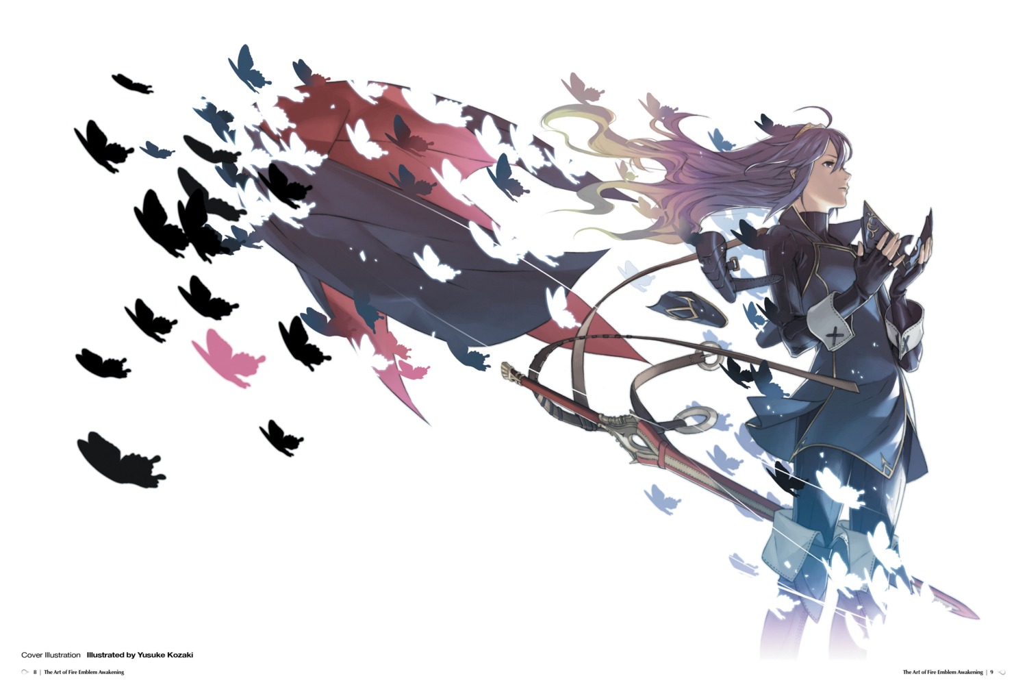 armor bodysuit fire_emblem fire_emblem_kakusei kozaki_yuusuke lucina_(fire_emblem) nintendo sword thighhighs