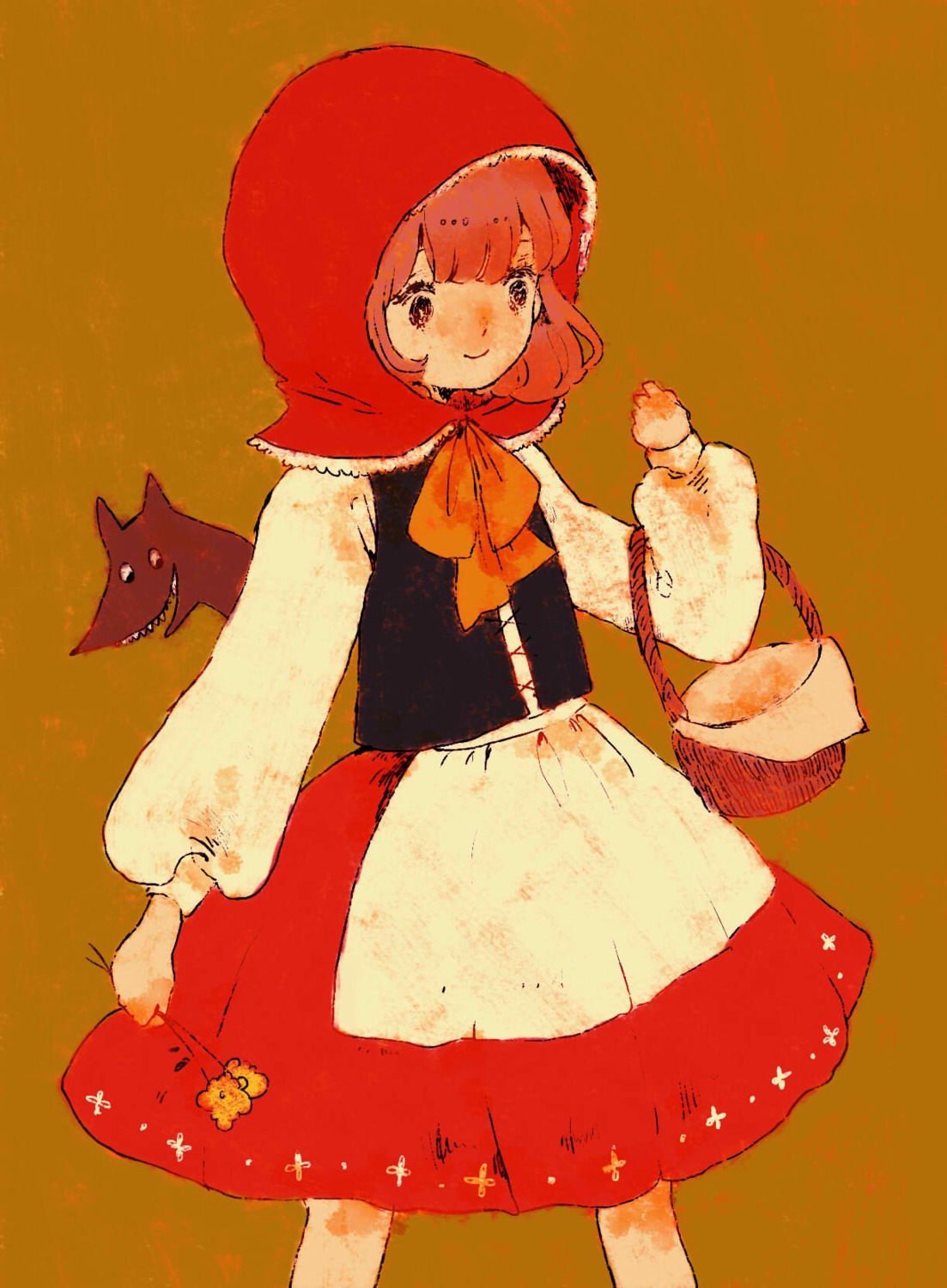 big_bad_wolf dress little_red_riding_hood_(character) motima