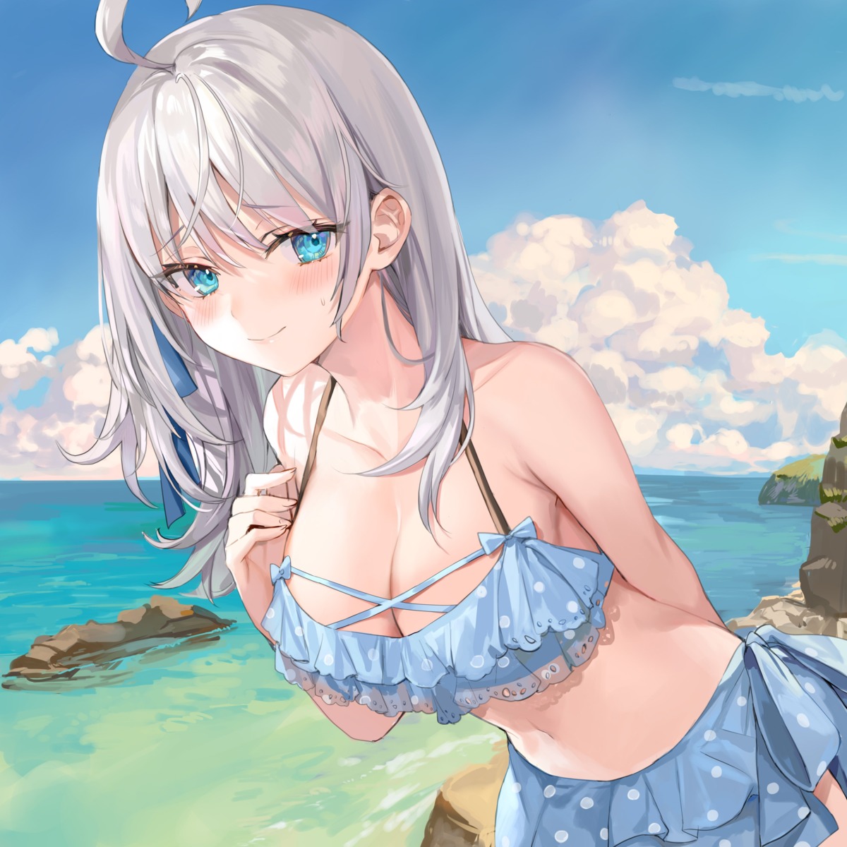 alisa_mikhailovna_kujou bikini momoko_(momopoco) swimsuits tokidoki_bosotto_roshia-go_de_dereru_tonari_no_alya-san