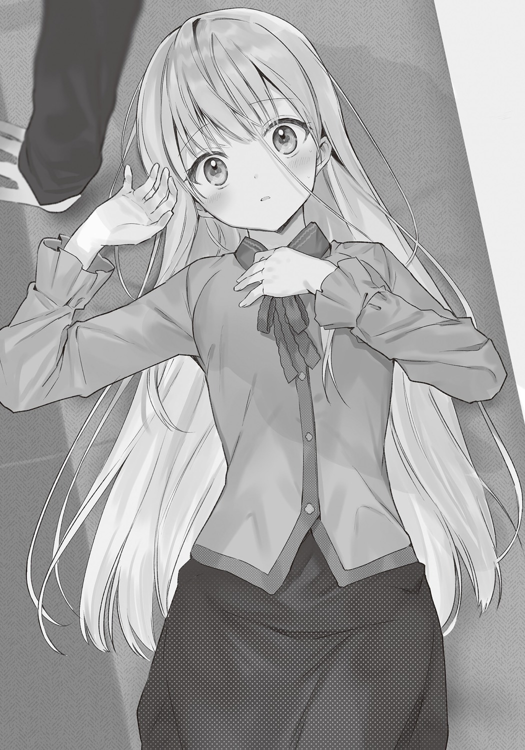 fujimiya_amane hanekoto monochrome otonari_no_tenshi-sama_ni_itsunomanika_dame_ningen_ni_sareteita_ken shiina_mahiru