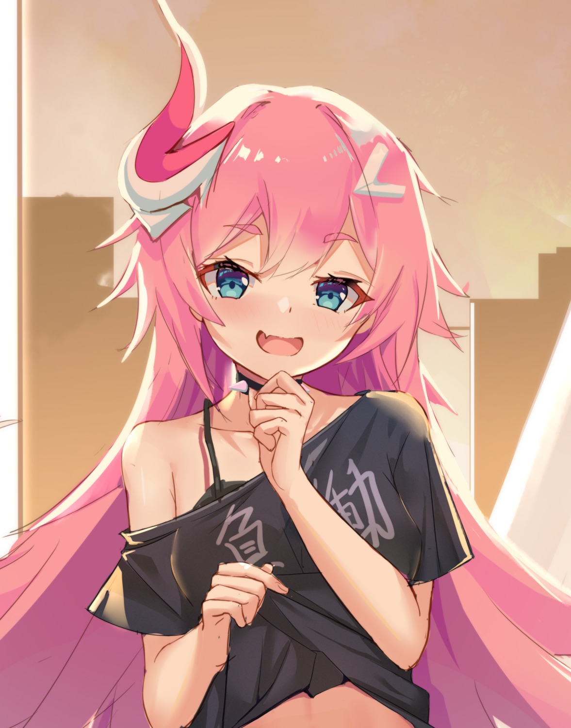 honkai_impact horns rozaliya_olenyeva shirt_lift zhongwu_chahui