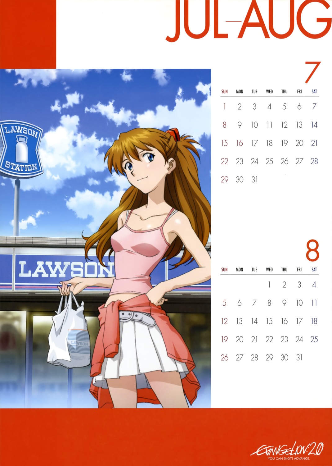 calendar neon_genesis_evangelion souryuu_asuka_langley