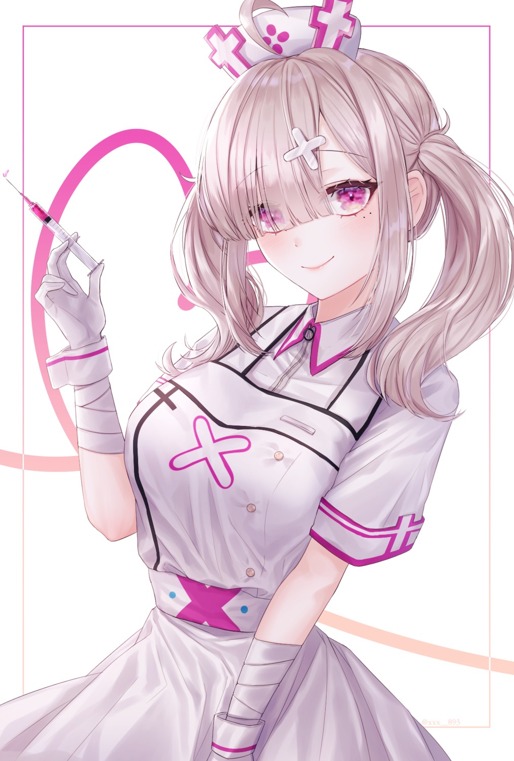 bandages nacho nijisanji nurse sukoya_kana