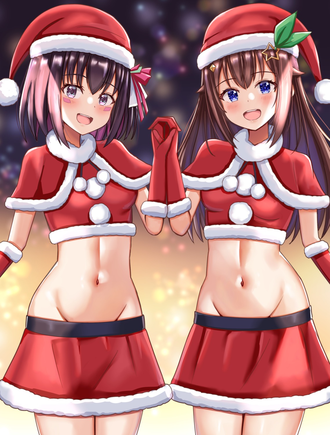 azki_(hololive) christmas hololive nootomo tokino_sora