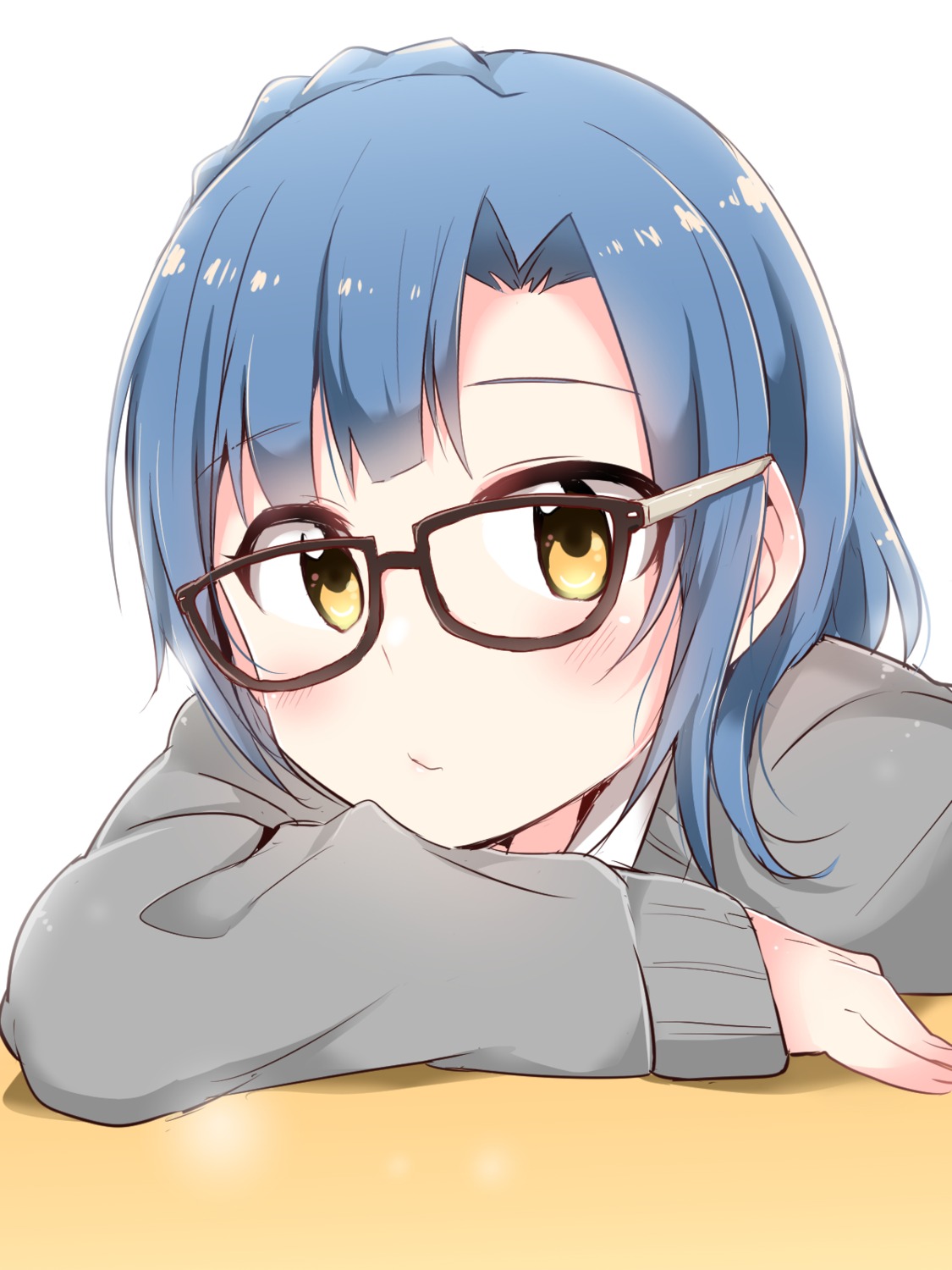 megane nanao_yuriko sweater the_idolm@ster the_idolm@ster_million_live! yasaka_shuu