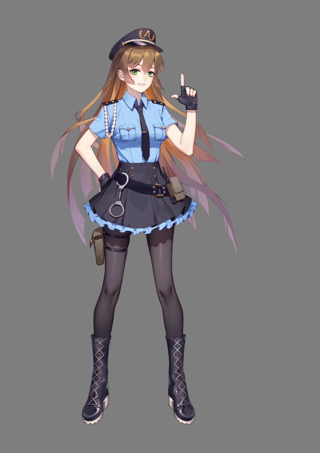 garter heels jimolianzhanji pantyhose police_uniform thank_star transparent_png